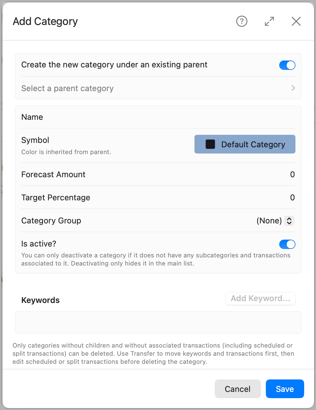 Add Category