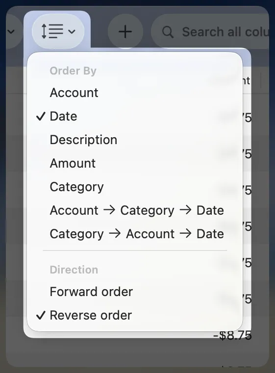 Order Menu